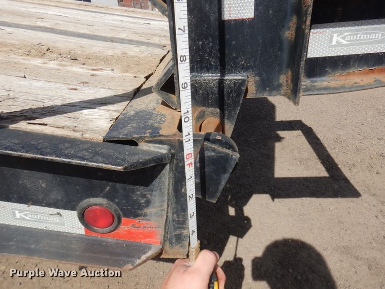 image for item KU9679 2016 Kaufman  equipment trailer