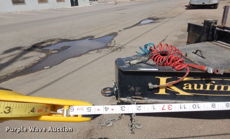 image for item KU9679 2016 Kaufman  equipment trailer
