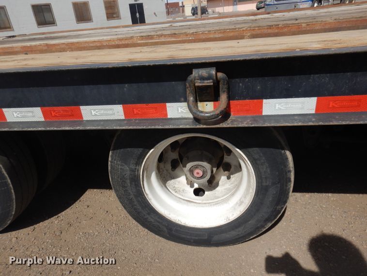 image for item KU9679 2016 Kaufman  equipment trailer