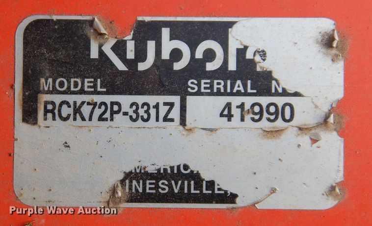 image for item DI8733 Kubota ZD331  ZTR lawn mower