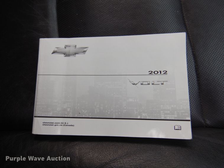 image for item DK8742 2012 Chevrolet Volt