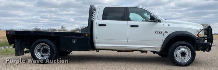 image for item DM4025 2011 Dodge Ram 5500HD  Crew Cab flatbed truck