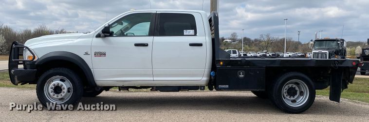 image for item DM4025 2011 Dodge Ram 5500HD  Crew Cab flatbed truck