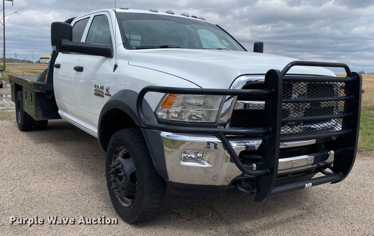 image for item DM4026 2018 Dodge Ram 4500HD  flatbed truck