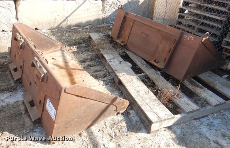 image for item DM6020 (2) Bobcat skid steer buckets