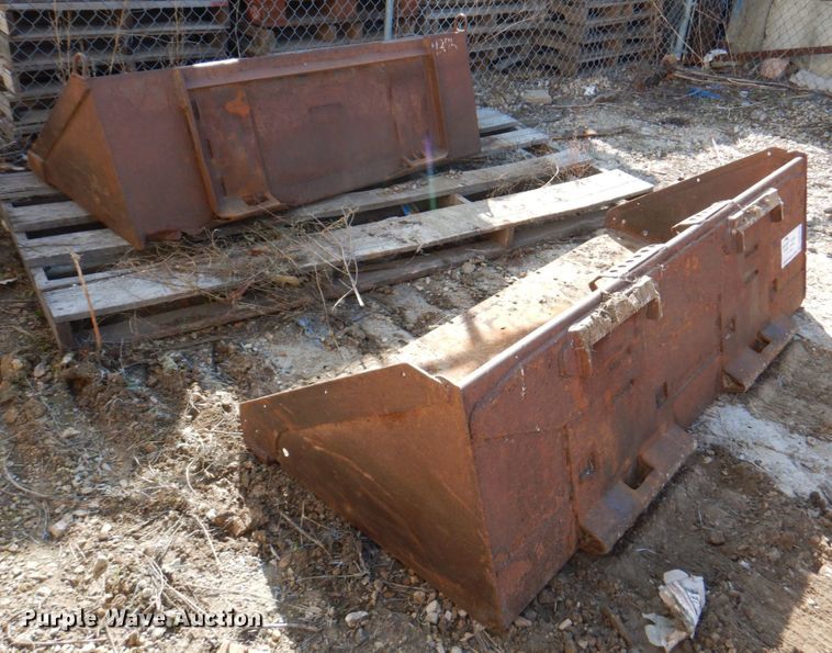 image for item DM6020 (2) Bobcat skid steer buckets