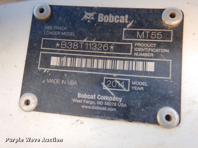 image for item DM6023 2014 Bobcat MT55  compact utility loader