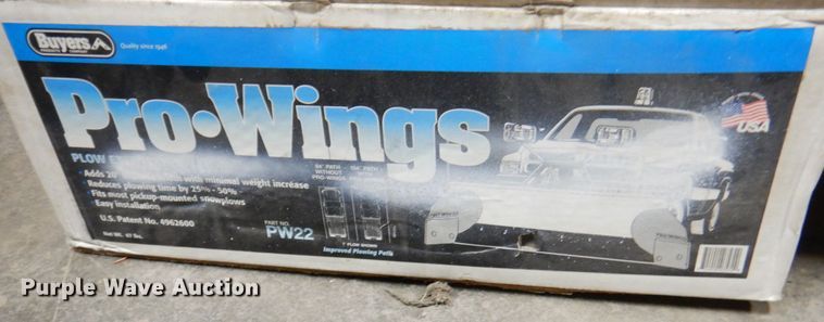 image for item DM6024 Buyers Pro Wings  snow plow wing extensions
