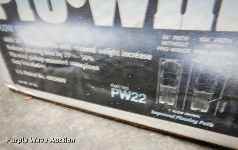 image for item DM6024 Buyers Pro Wings  snow plow wing extensions