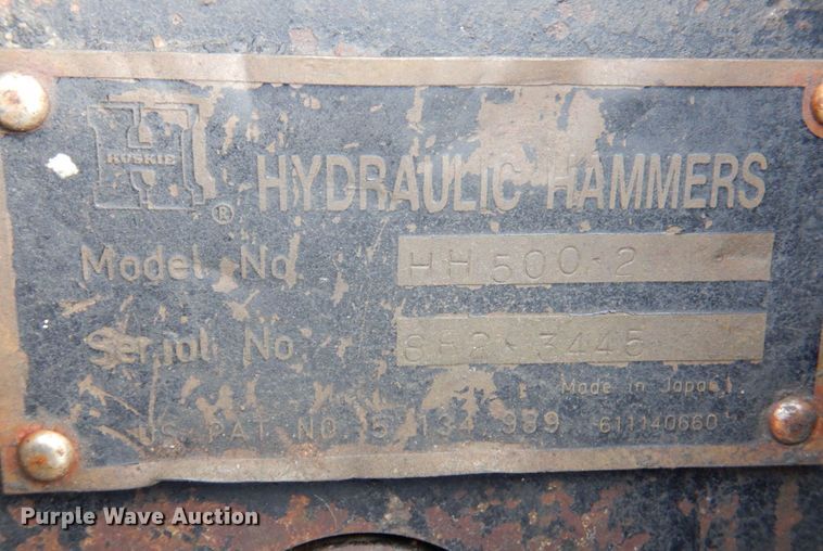 image for item DM6082 Huskie HH500-2 skid steer breaker