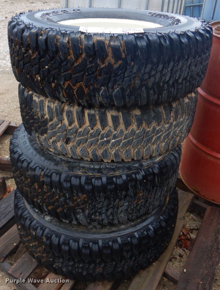 image for item DM7262 (4) LT265/75R16 tires and wheels