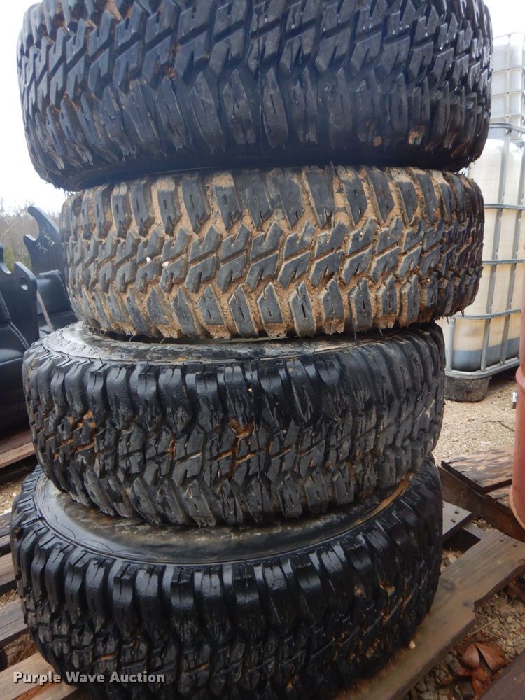 image for item DM7262 (4) LT265/75R16 tires and wheels