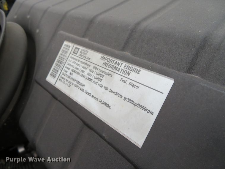 image for item DN7938 2009 Chevrolet C4500  dump truck