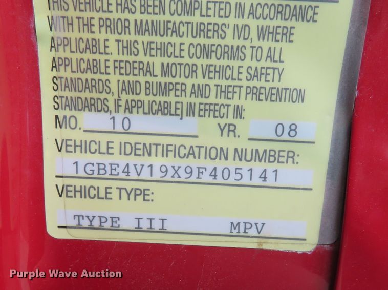 image for item DN7938 2009 Chevrolet C4500  dump truck