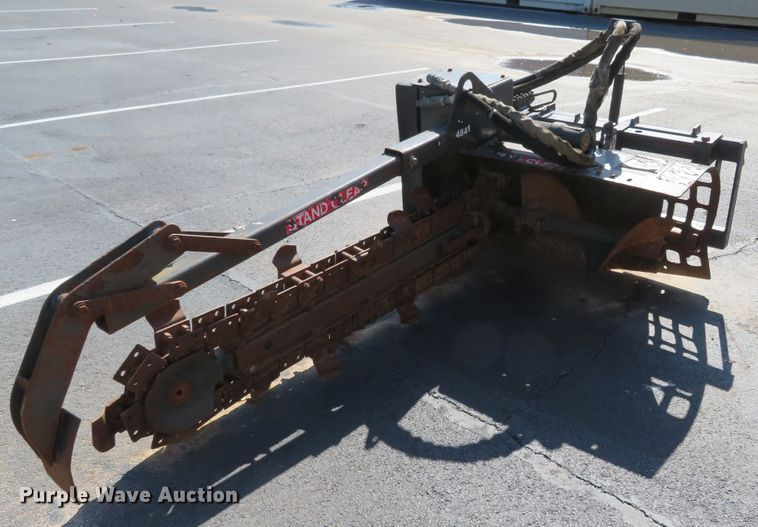 image for item FB9784 Bradco 89474  skid steer trencher