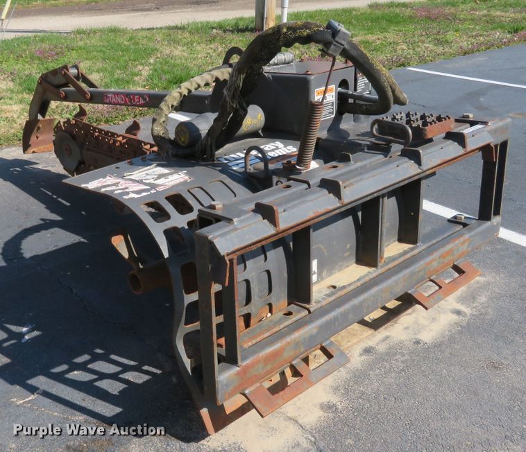 image for item FB9784 Bradco 89474  skid steer trencher