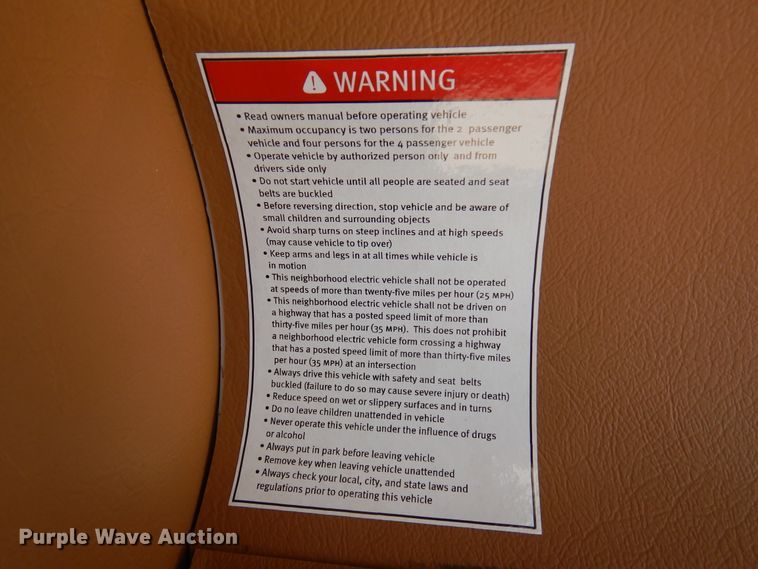 image for item HB9751 2012 E-Ride EXV2 Patriot  Electric UTV