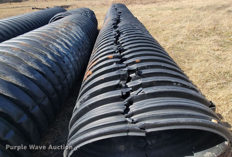 (3) plastic culverts in Mulberry, KS Item HF9310 sold Purple Wave