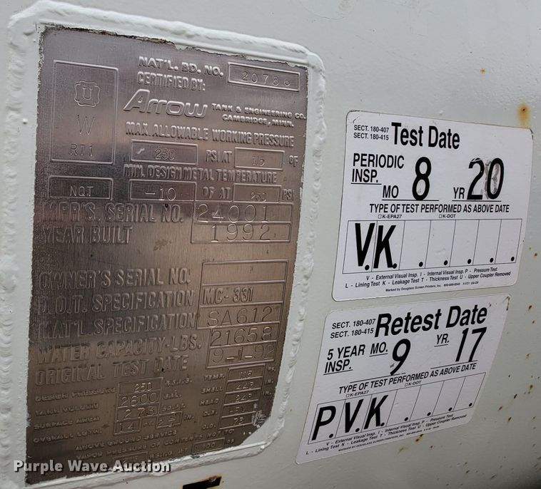 image for item HF9316 2005 Kenworth T300  propane truck