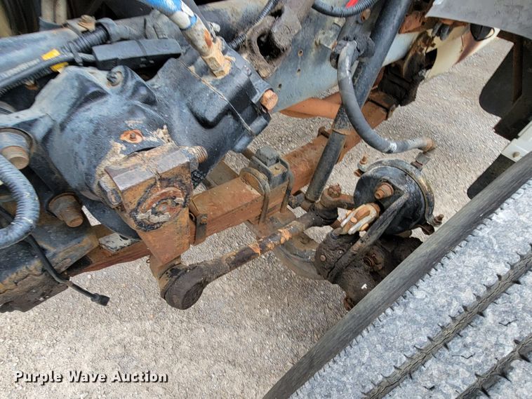 image for item HF9320 1995 Ford F700  dump flatbed truck