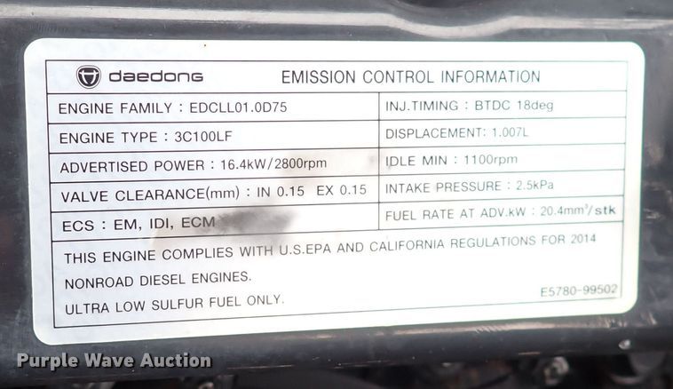 image for item HR9805 2015 Cushman 1600XD  utility vehicle