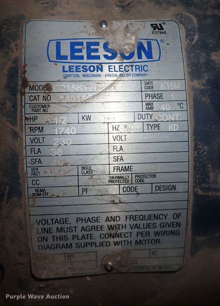 image for item HR9872 Quincy 3257  air compressor