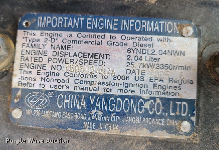 image for item IF9476 2006 Ag King AK-3540  MFWD tractor