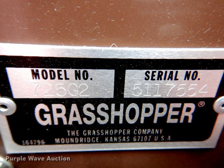 image for item IH9237 Grasshopper 725G2  ZTR lawn mower