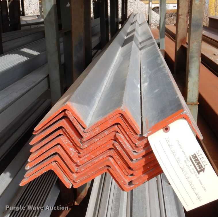 image for item IM9921 (39) pieces of aluminum angle iron