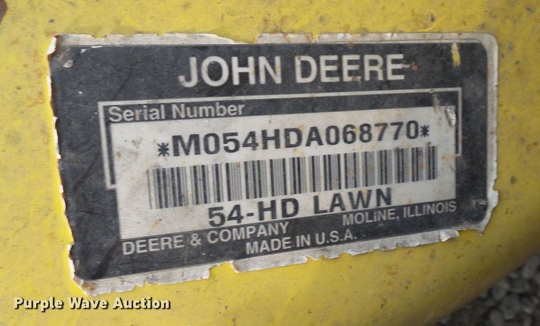 image for item IQ9753 John Deere 425  lawn mower