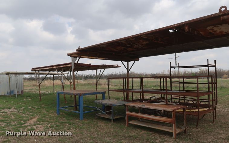 image for item IY9173 (3) metal/steel fabrication canopies