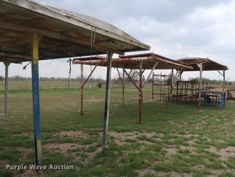 image for item IY9173 (3) metal/steel fabrication canopies