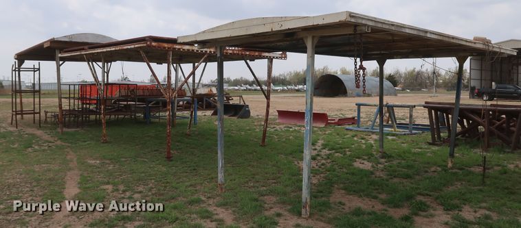 image for item IY9173 (3) metal/steel fabrication canopies