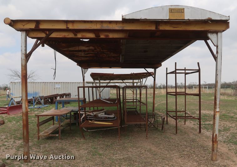 image for item IY9173 (3) metal/steel fabrication canopies