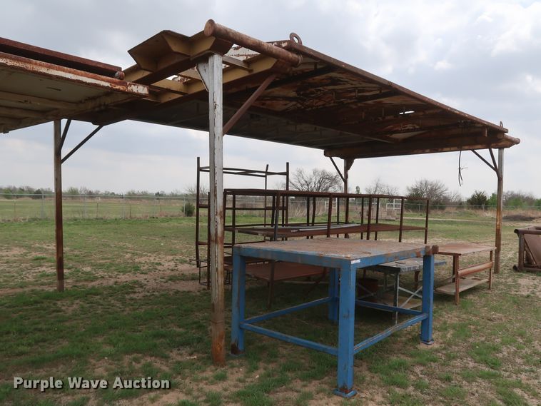 image for item IY9173 (3) metal/steel fabrication canopies