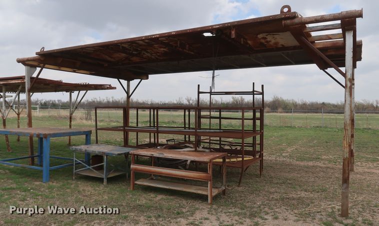 image for item IY9173 (3) metal/steel fabrication canopies