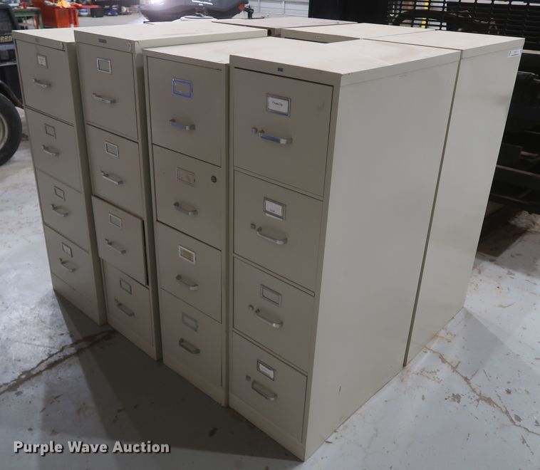 image for item IY9177 (8) vertical file cabinets