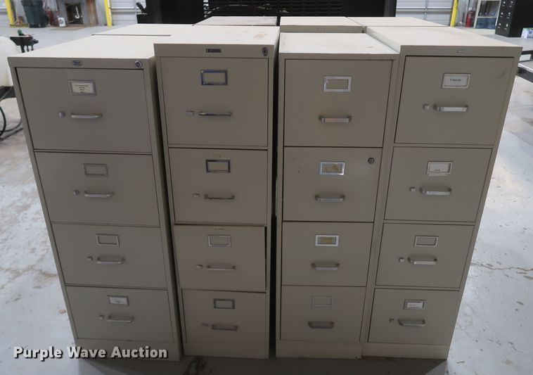 image for item IY9177 (8) vertical file cabinets