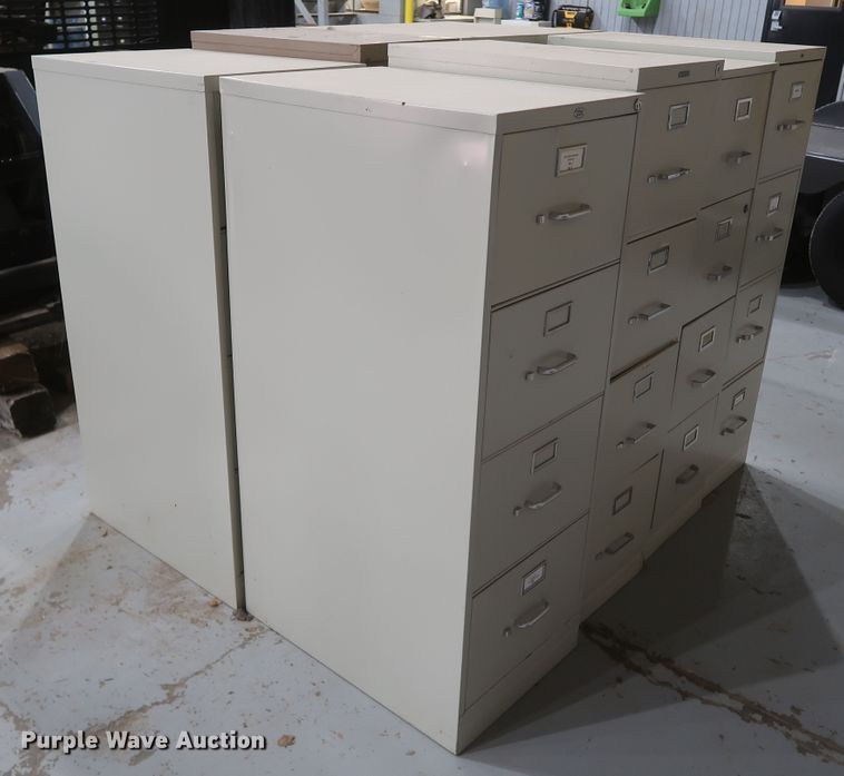 image for item IY9177 (8) vertical file cabinets