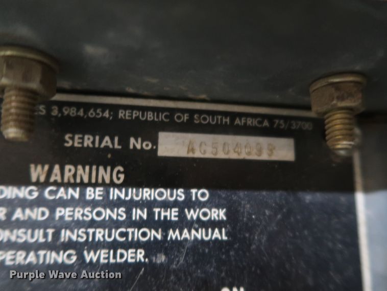 image for item IY9180 Lincoln Idealarc R3R-500  welder
