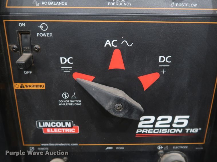 image for item IY9181 Lincoln 225 Precision TIG  welder