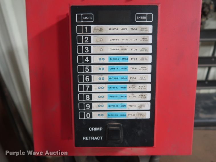 image for item IY9183 Eaton Aeroquip ProCrimp 1380  crimp machine