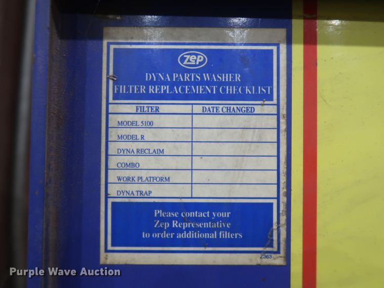 image for item IY9195 Zep Dyna-Brute  parts washer