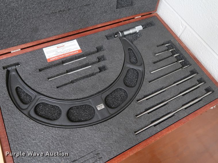 image for item IY9196 (4) Starrett micrometer sets