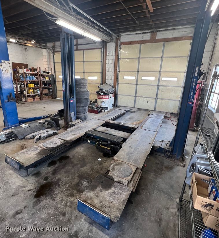 image for item JH9228 Rotary  two post automotive lift