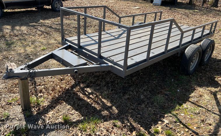 image for item JH9230 Shop built  utility trailer