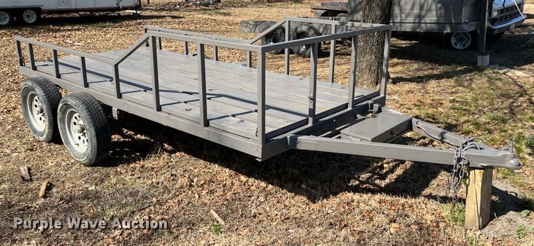 image for item JH9230 Shop built  utility trailer