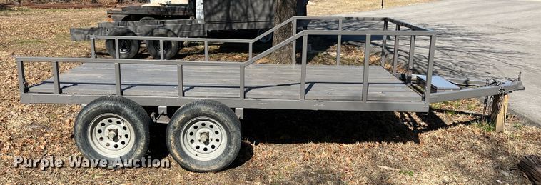 image for item JH9230 Shop built  utility trailer