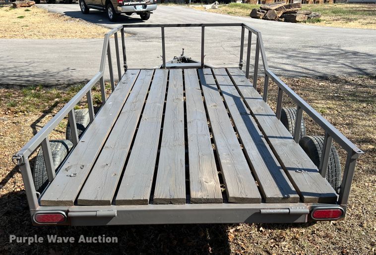 image for item JH9230 Shop built  utility trailer