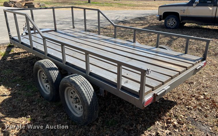 image for item JH9230 Shop built  utility trailer